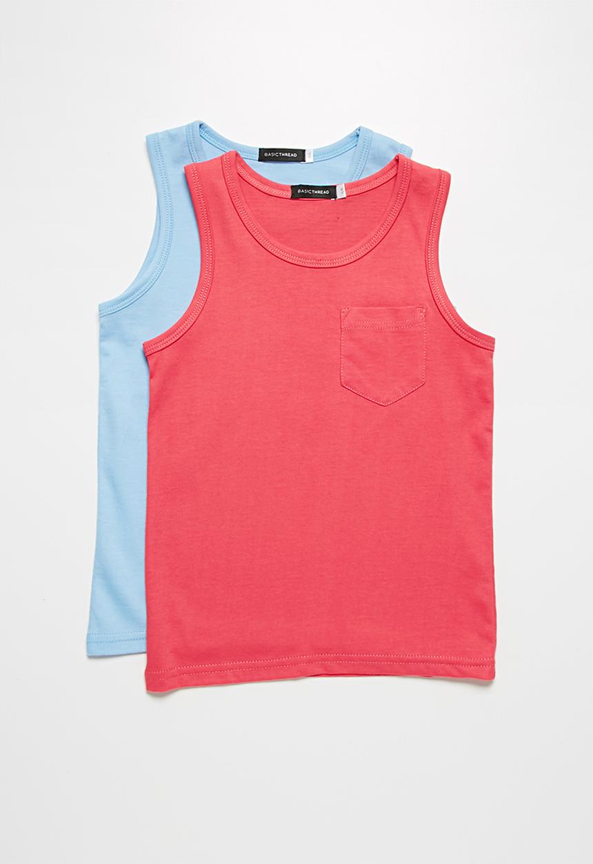 basicthread - 2-Pack pocket vest