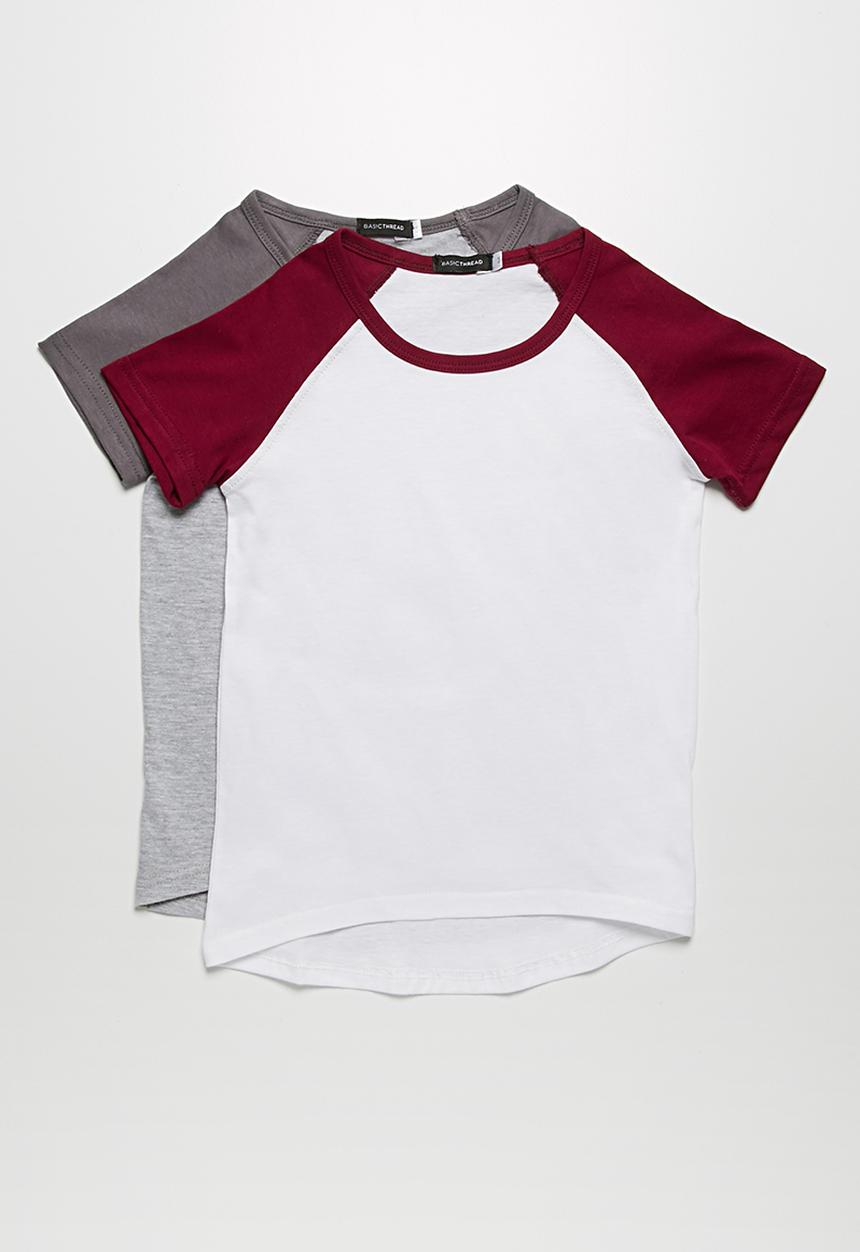 basicthread - 2-Pack baseball tees