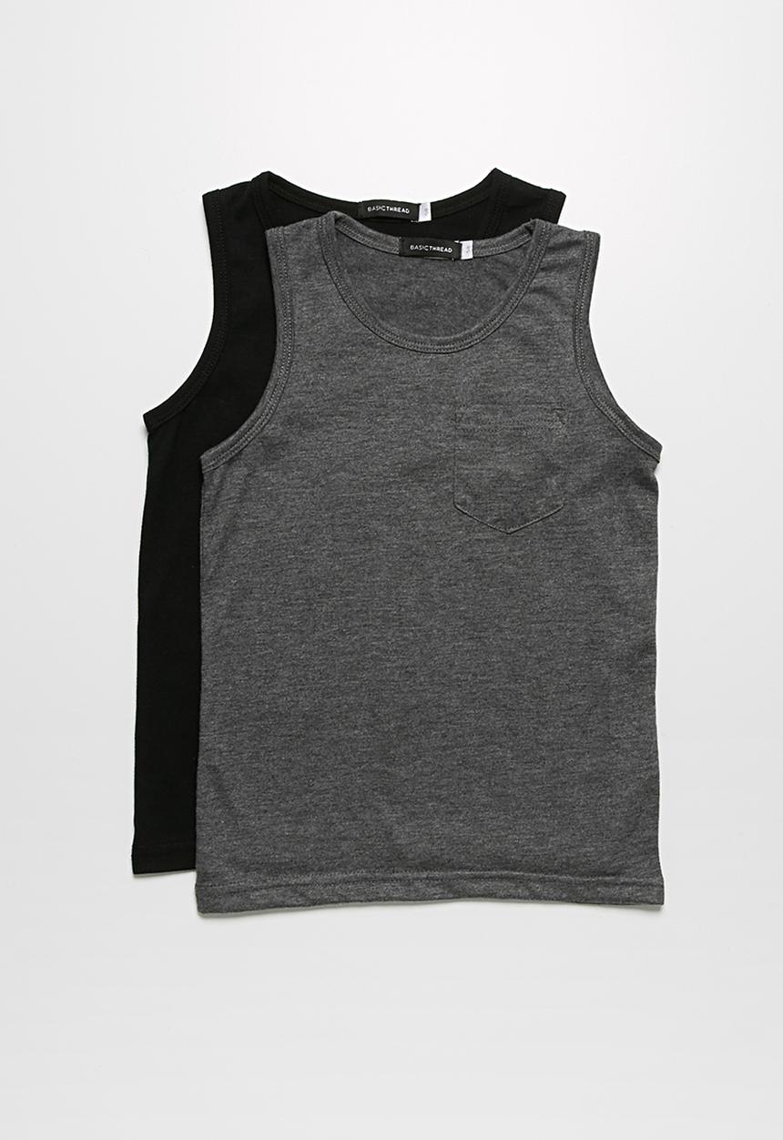 basicthread - 2-Pack pocket vest