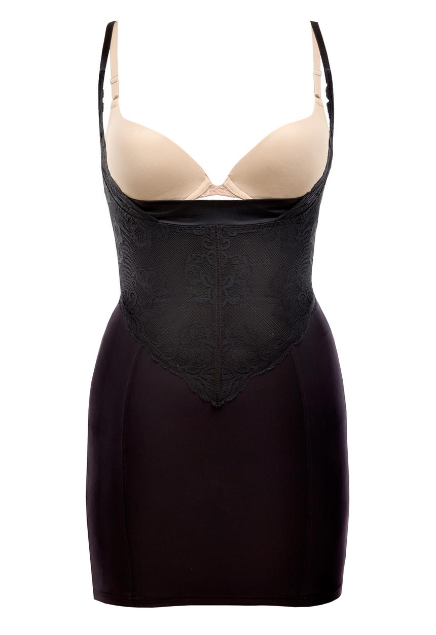 Flexees Shapewear - 90th Anniversary WYOB Full Slip – Black