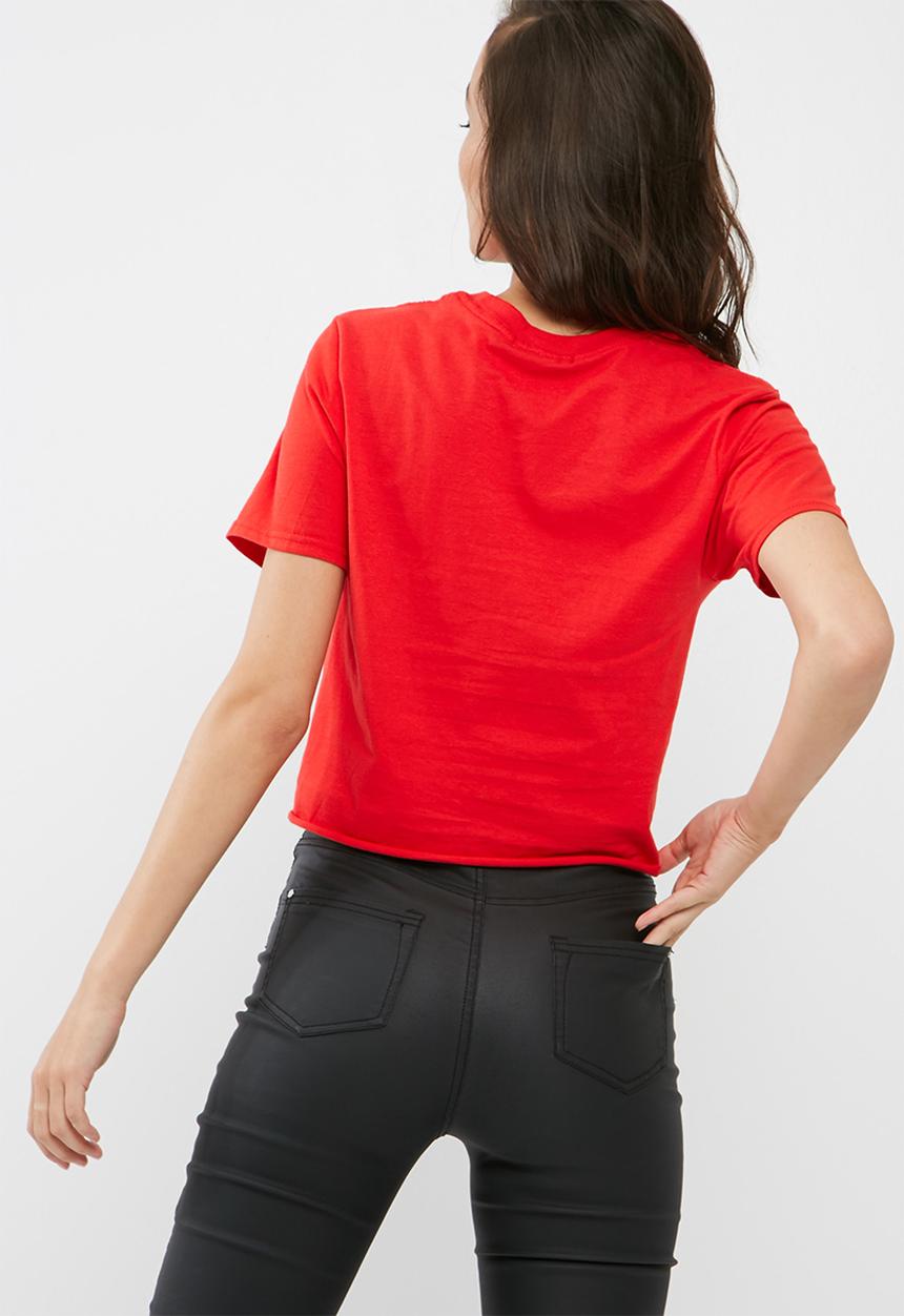 Missguided - New york graphic corset top