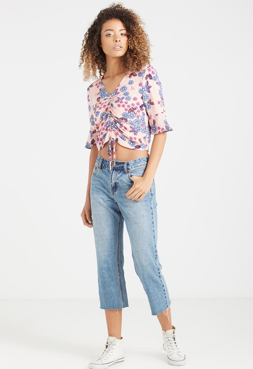 Cotton On - Maddie rouched tie front top