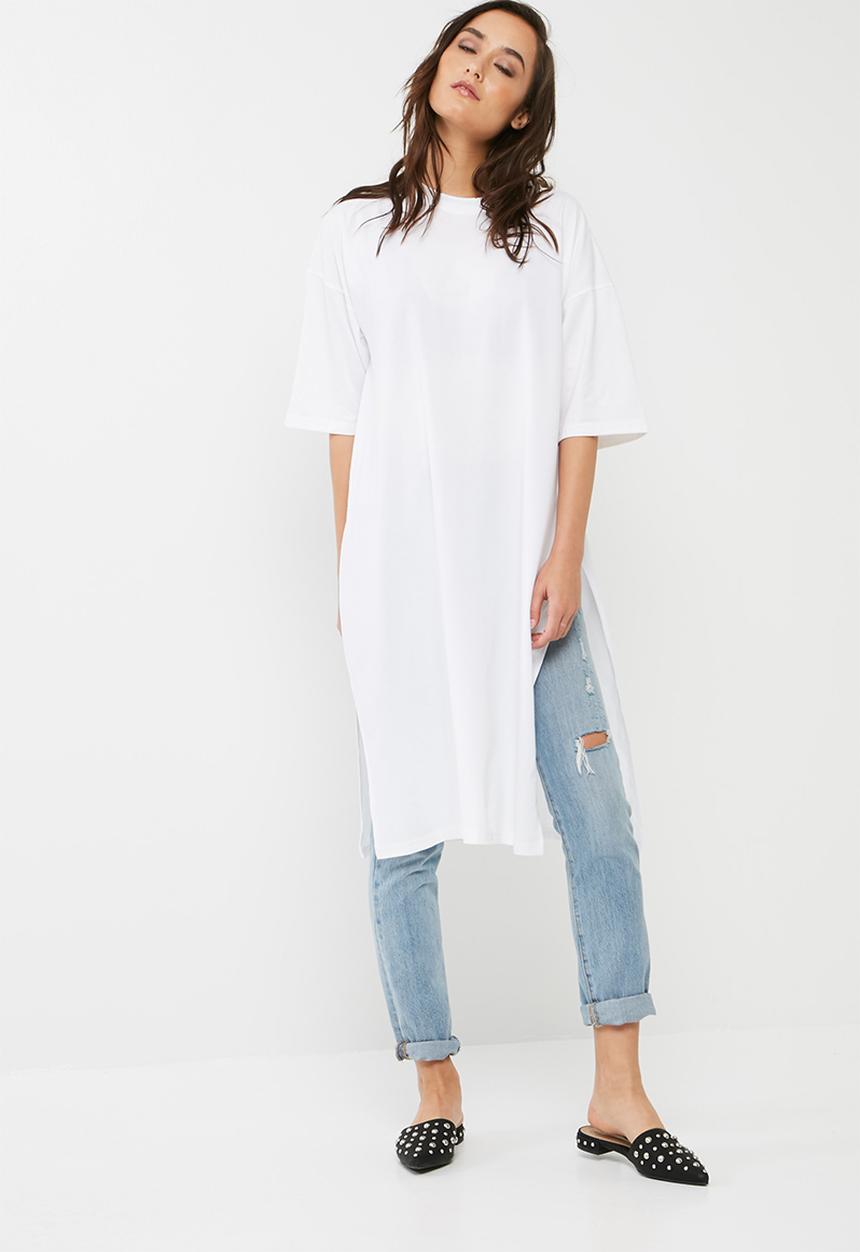 Missguided - Knot front long back tunic top