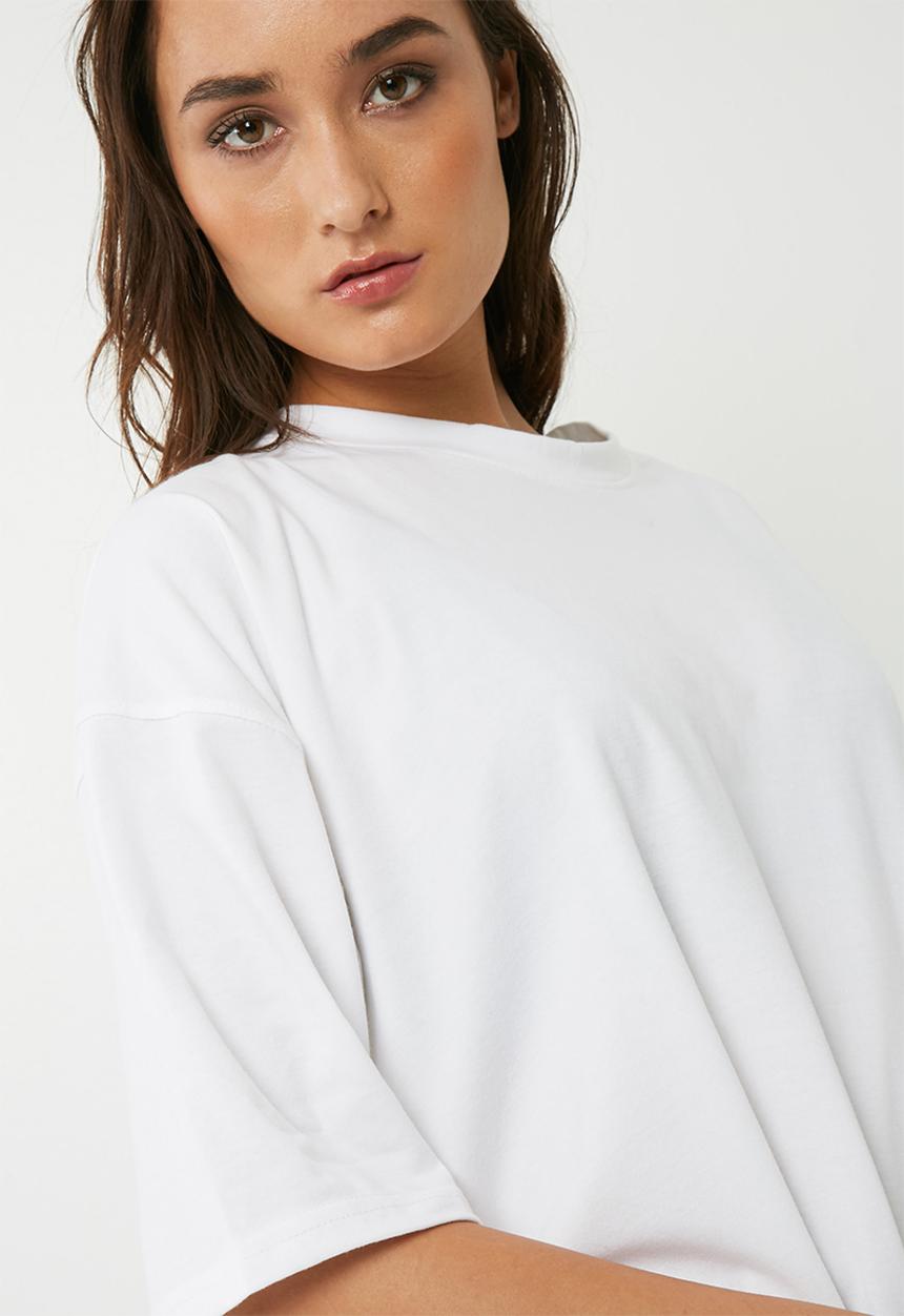 Missguided - Knot front long back tunic top