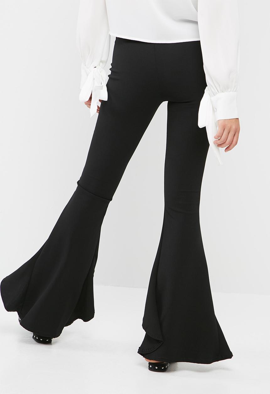 Missguided - Split front flare trousers