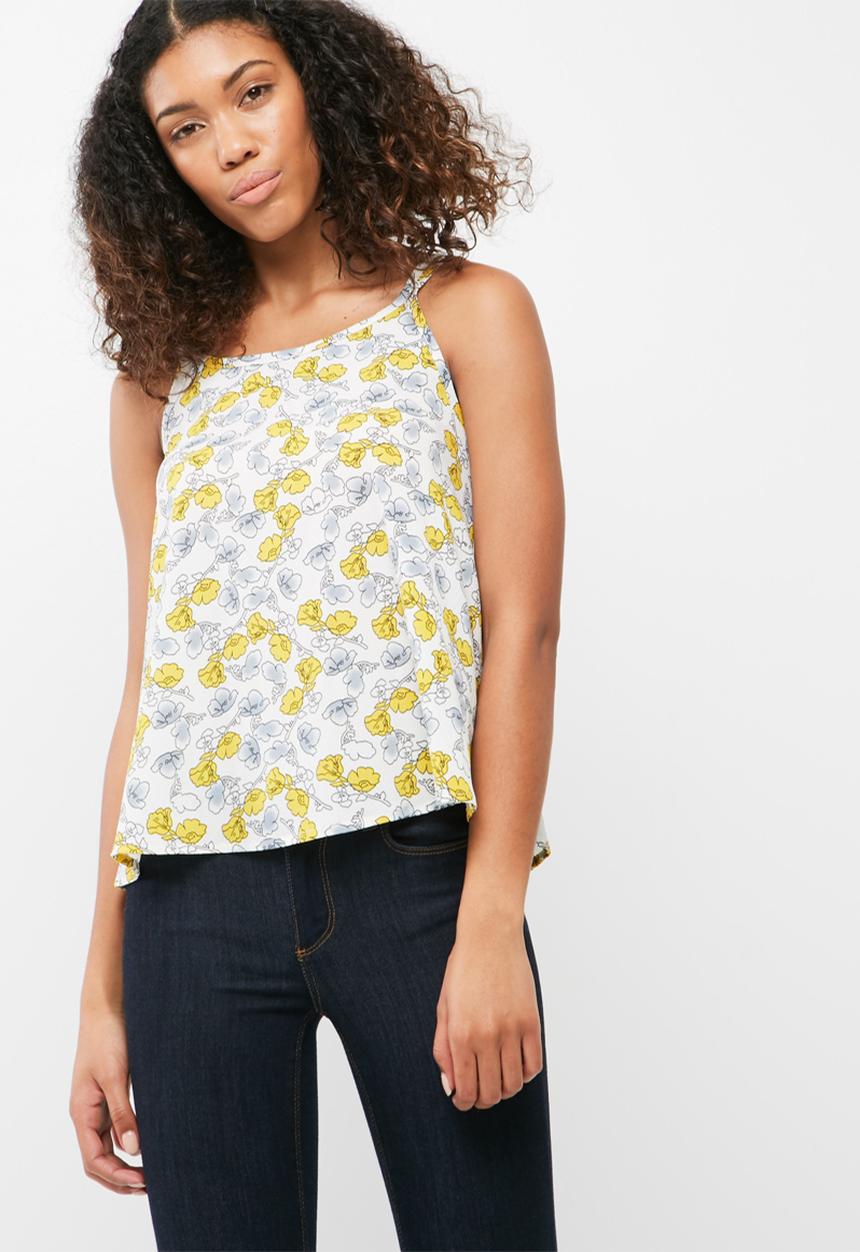 dailyfriday - Woven scoop neck cami