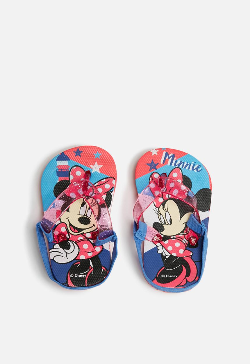 Character Fashion - Minnie Mouse flip flops