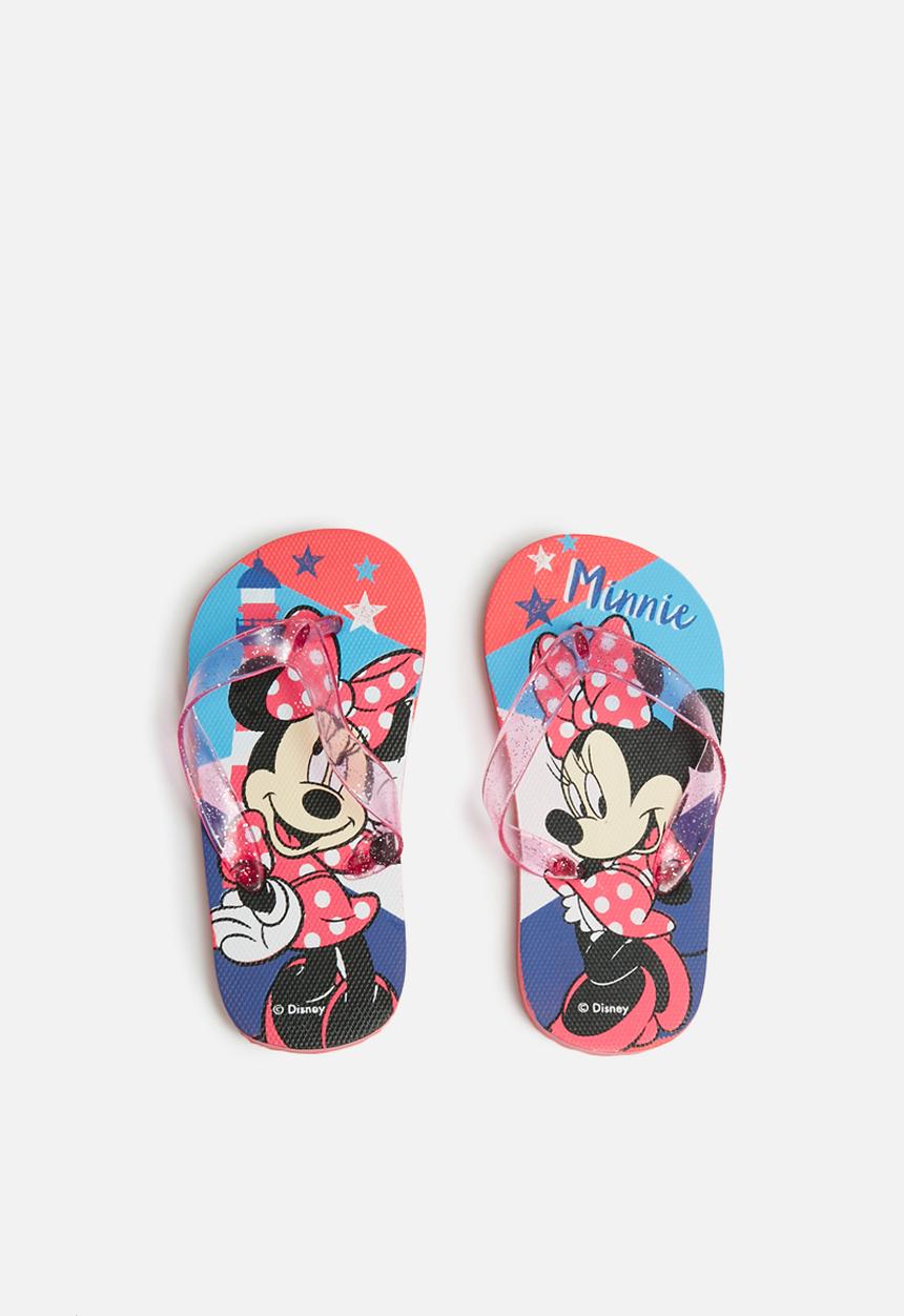 Character Fashion - Minnie Mouse flip flops