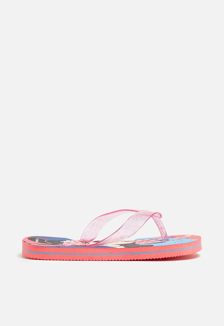 Character Fashion - Minnie Mouse flip flops