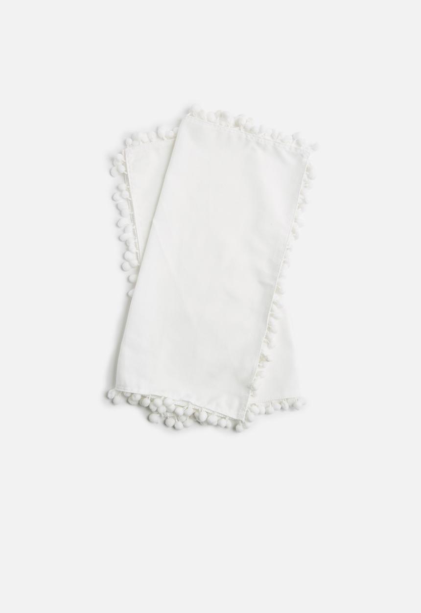 Sixth Floor - Pom pom napkin set of 2