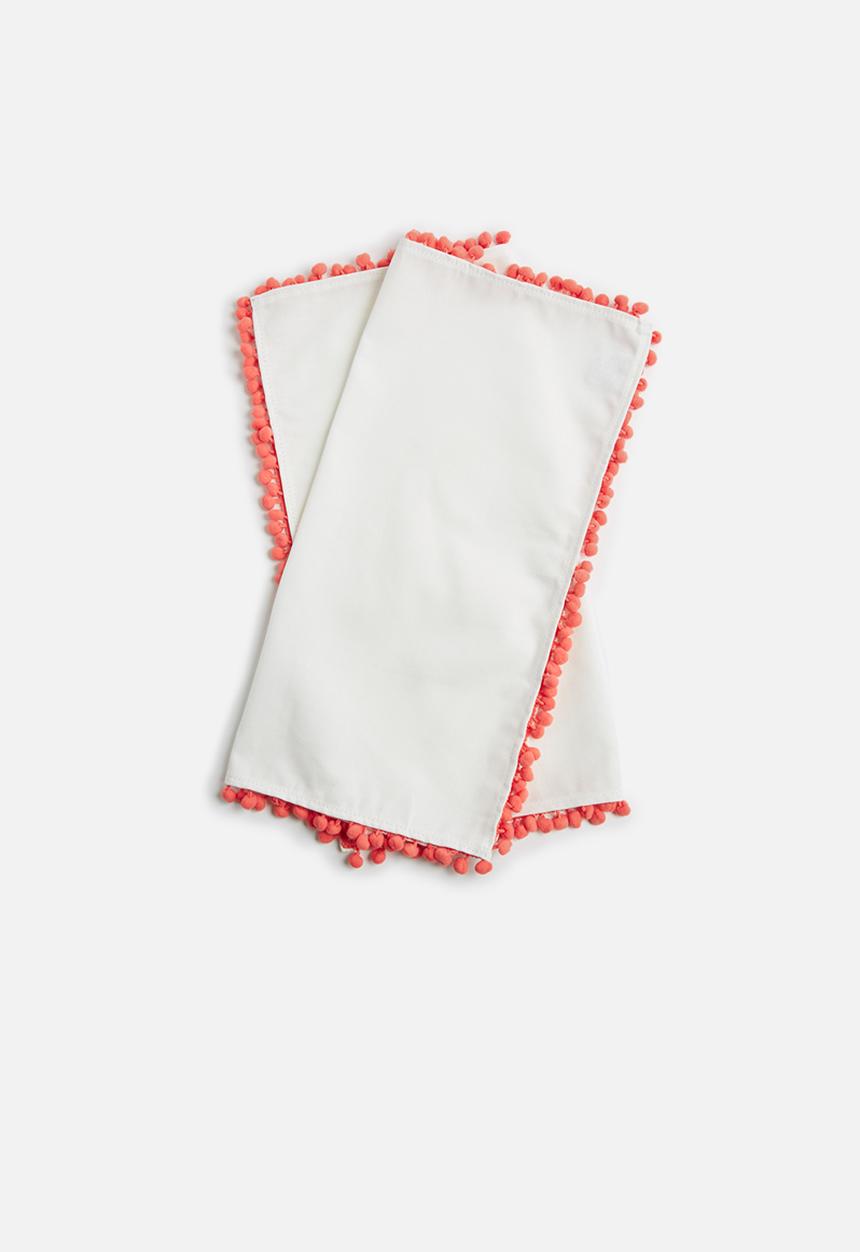 Sixth Floor - Pom pom napkin set of 2