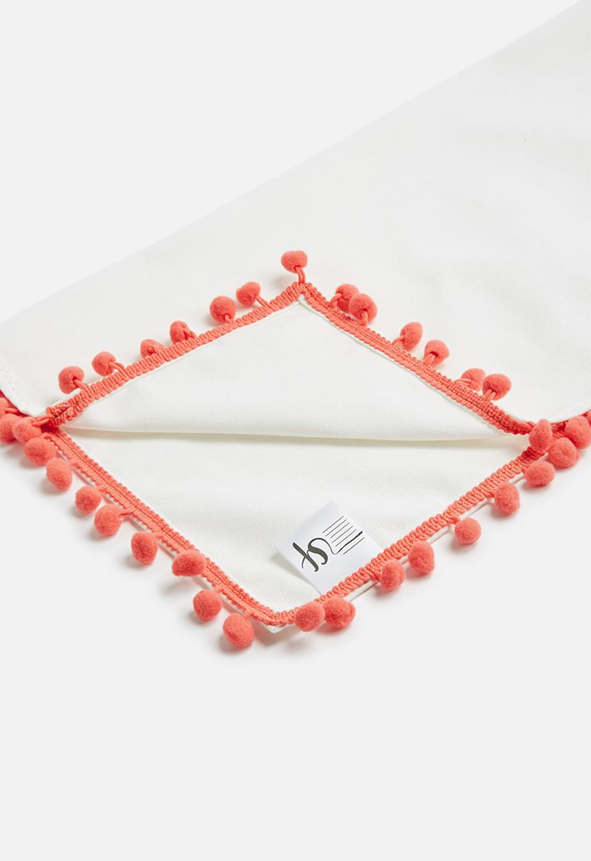 Sixth Floor - Pom pom napkin set of 2