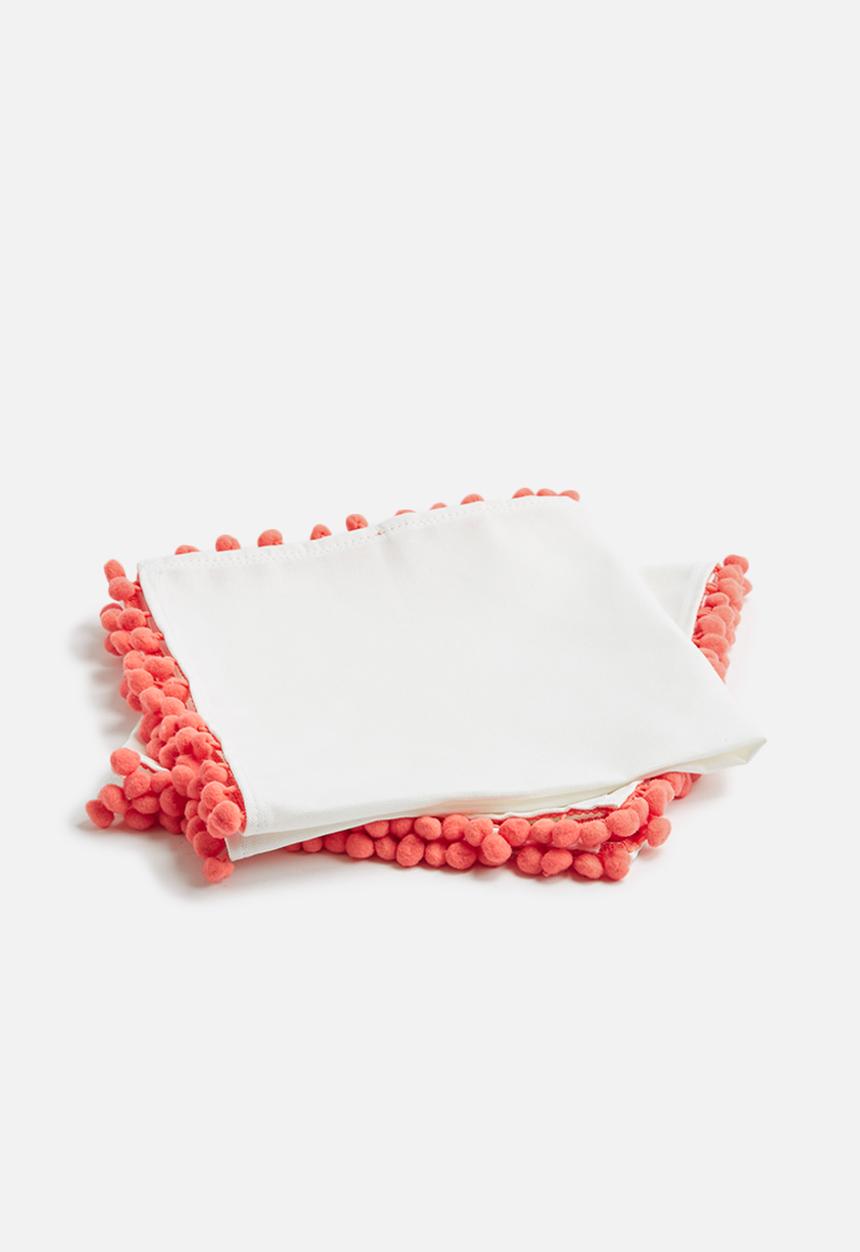 Sixth Floor - Pom pom napkin set of 2