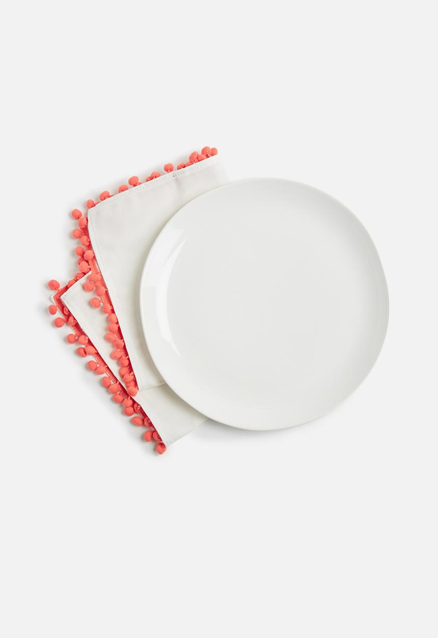 Sixth Floor - Pom pom napkin set of 2