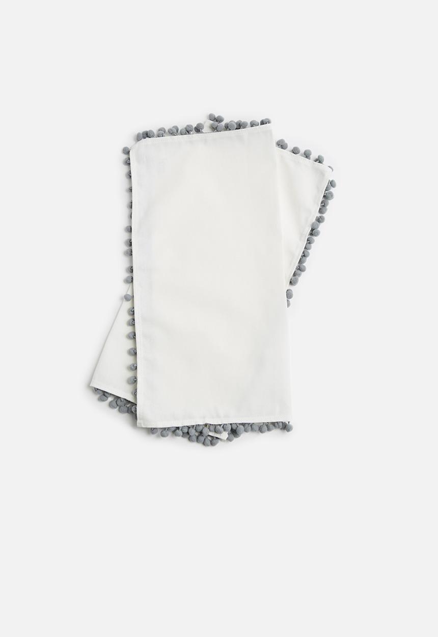 Sixth Floor - Pom pom napkin set of 2