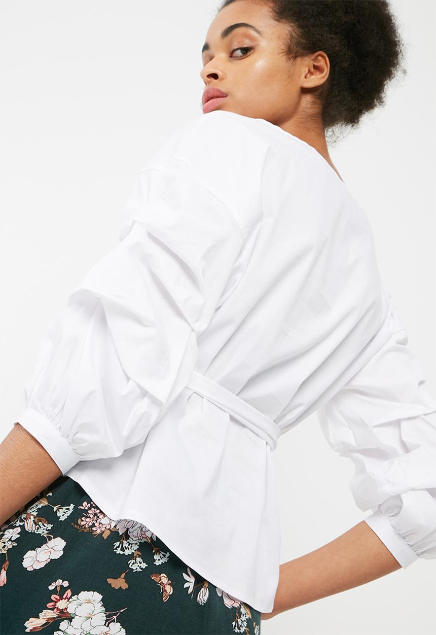 ONLY - Nicoline ruched sleeve top