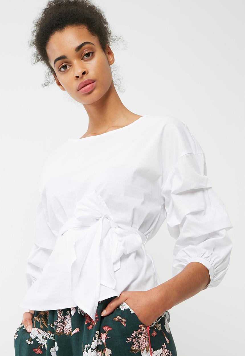ONLY - Nicoline ruched sleeve top