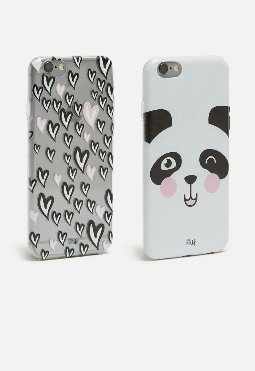 Sixth Floor - Panda love set - iPhone & Samsung cover