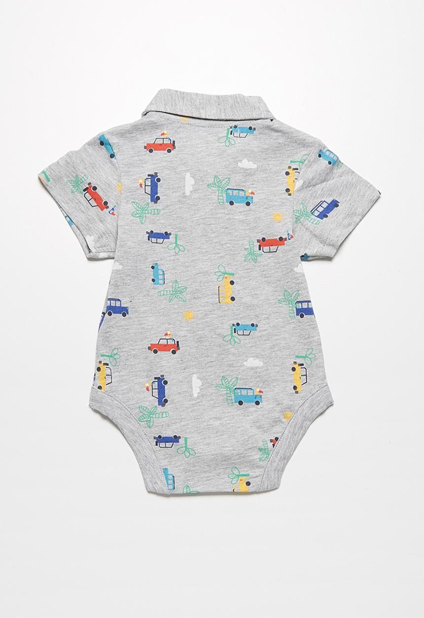 Babaluno - Car print babygrow