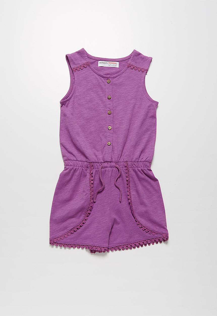 MINOTI - Pom pom playsuit