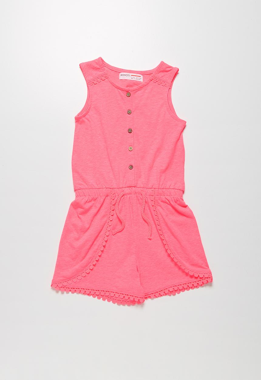 MINOTI - Pom pom playsuit