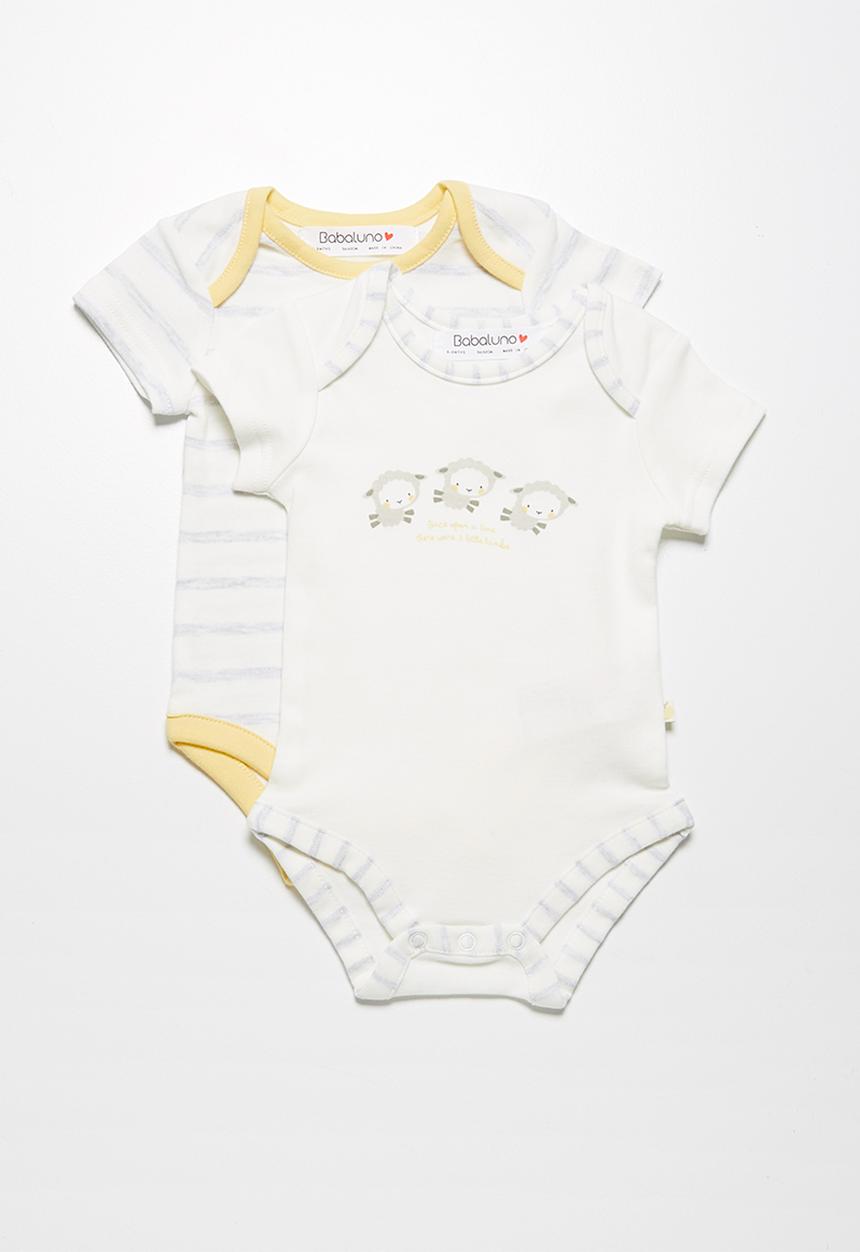 Babaluno - Lamb 2-pack babygrow