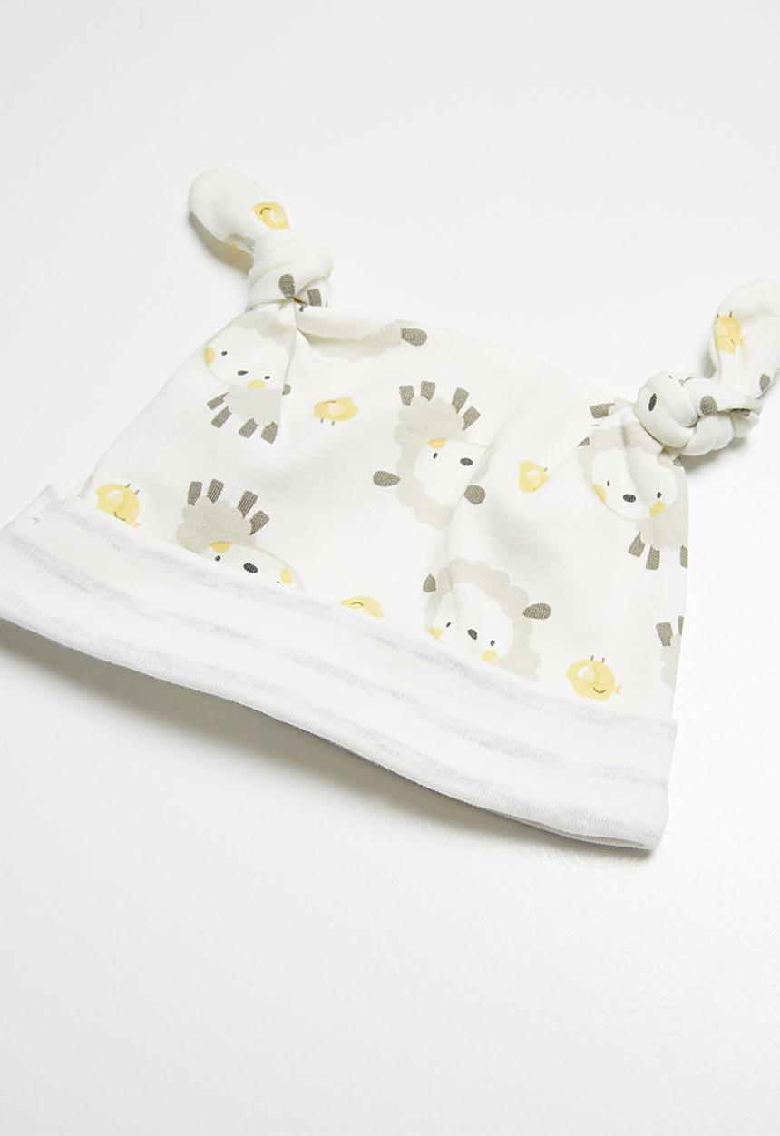 Babaluno - Lamb sleepsuit & hat set
