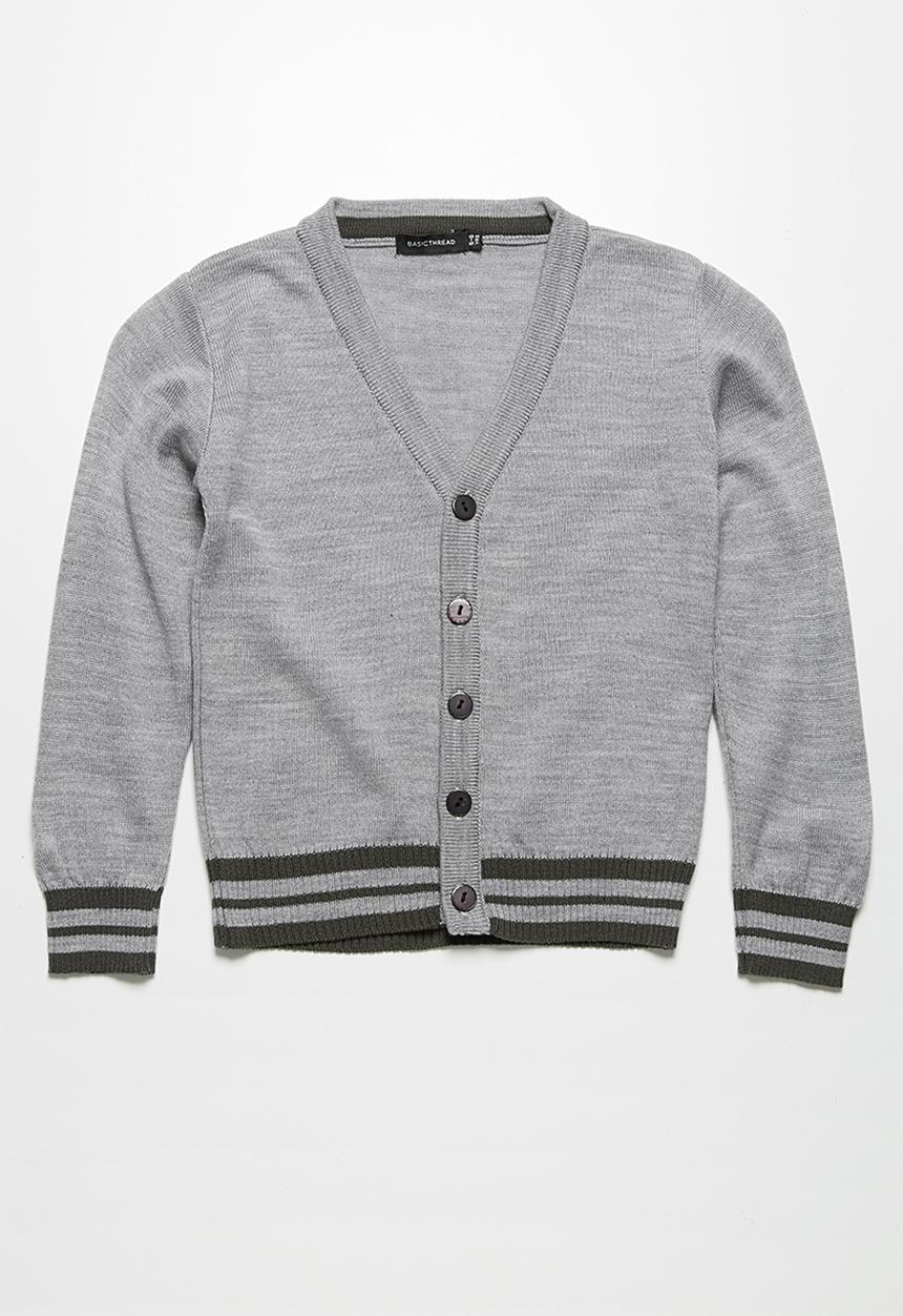basicthread - Tipped classic cardigan