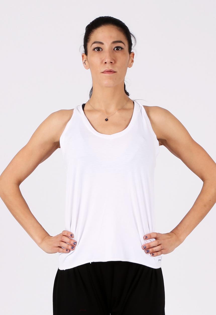 Yoga Utopia - Pretzel Yogawear Vest – White