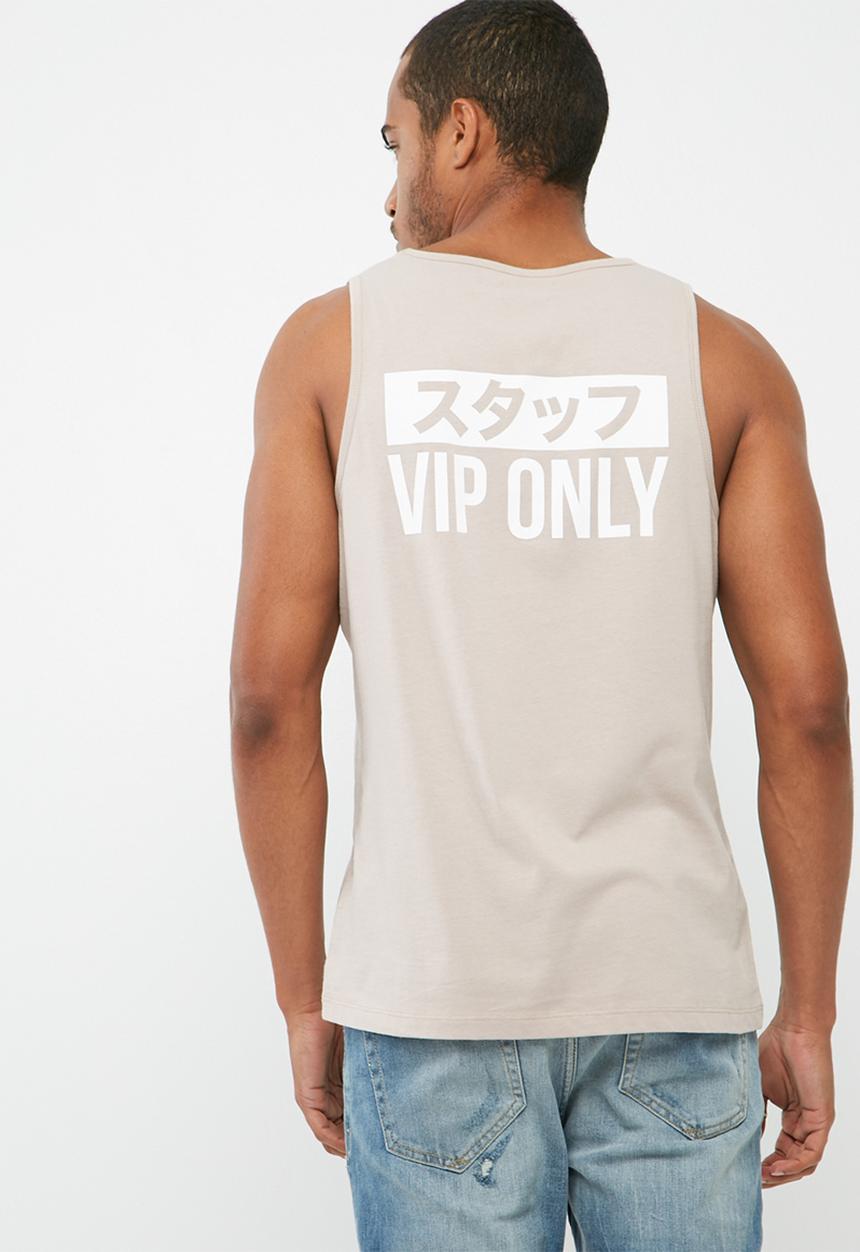 basicthread - Printed slim fit vest