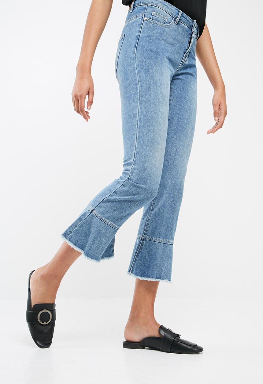 Vero Moda - Sam ruffle flared jeans