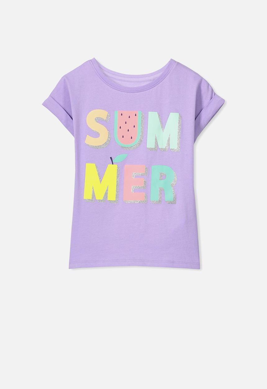 Cotton On - Kids penelope roll up tee