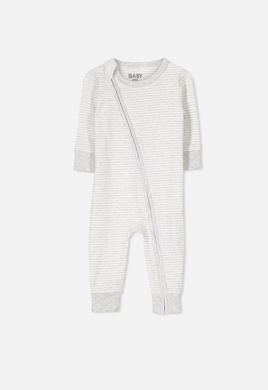 Cotton On - Baby mini short snap romper