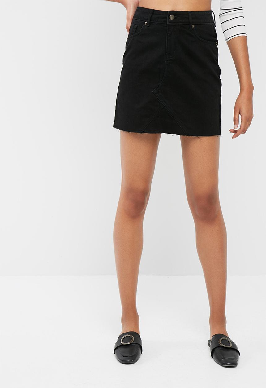 dailyfriday - Denim a line mini skirt