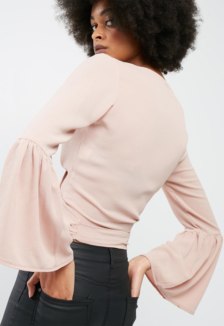dailyfriday - Bell sleeve wrap top