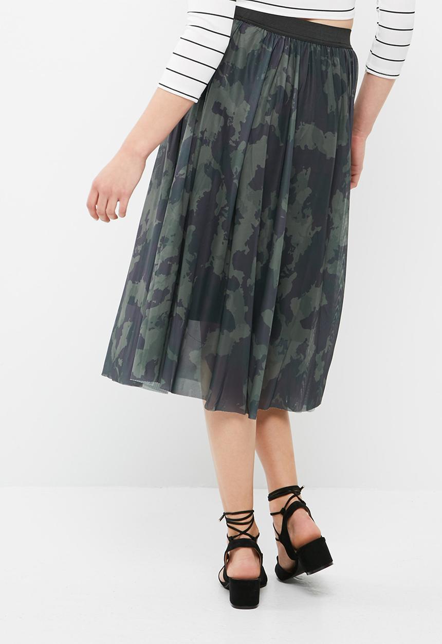 ONLY - Erica mesh midi skirt