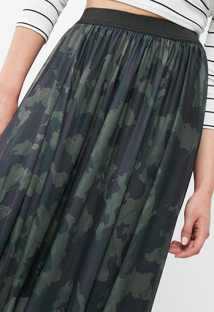 ONLY - Erica mesh midi skirt