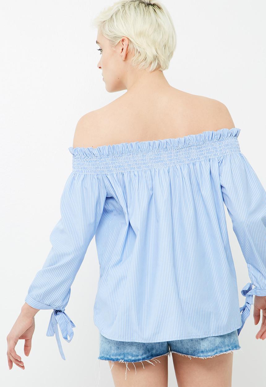 ONLY - Sharon off shoulder embroidered top