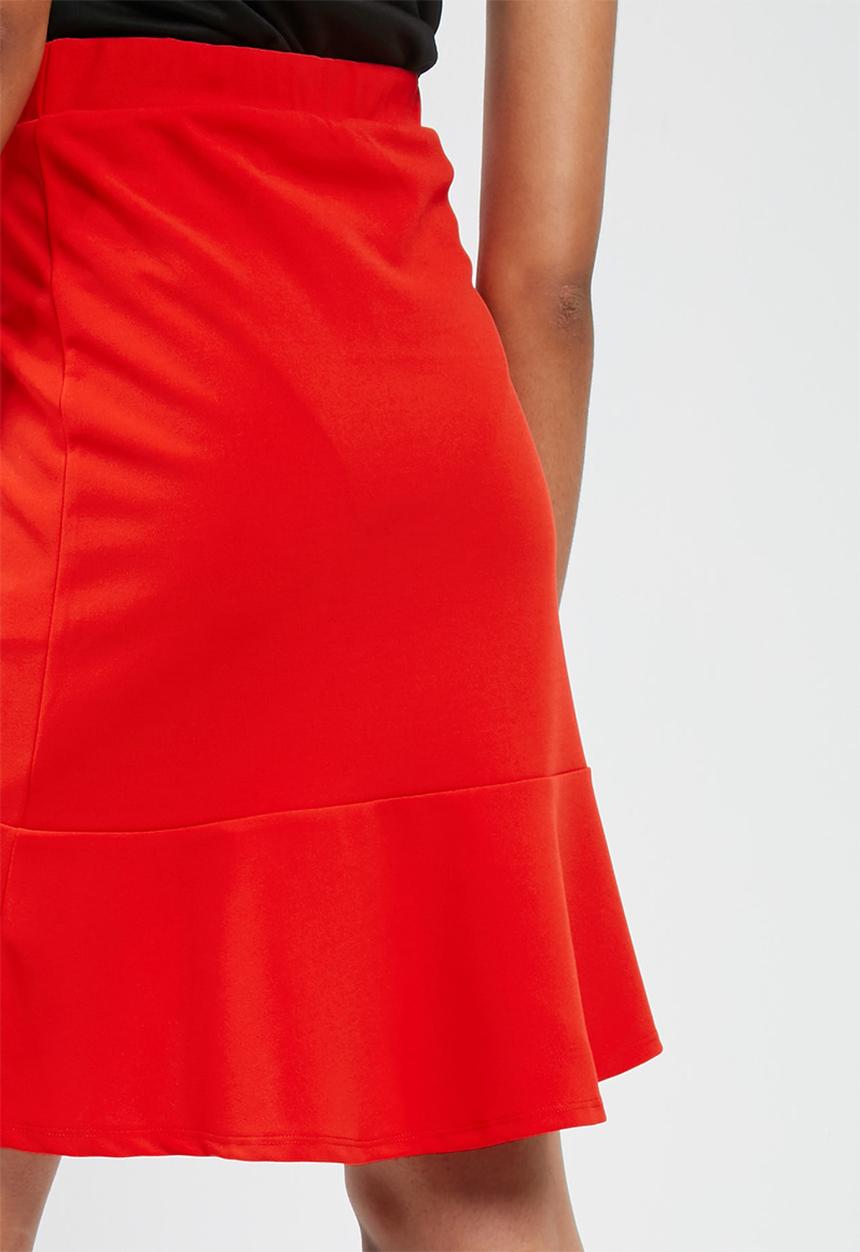 dailyfriday - Ruffle wrap front skirt