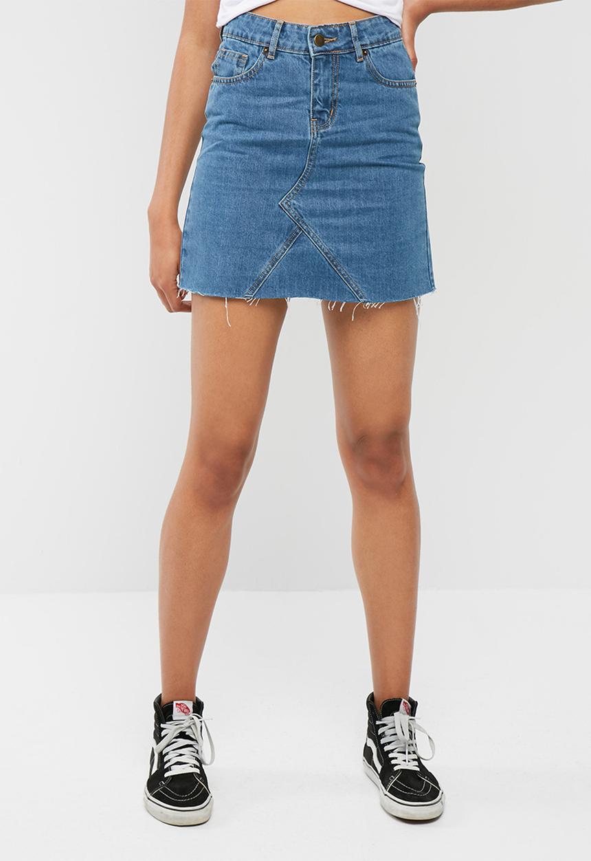 dailyfriday - Denim a line mini skirt