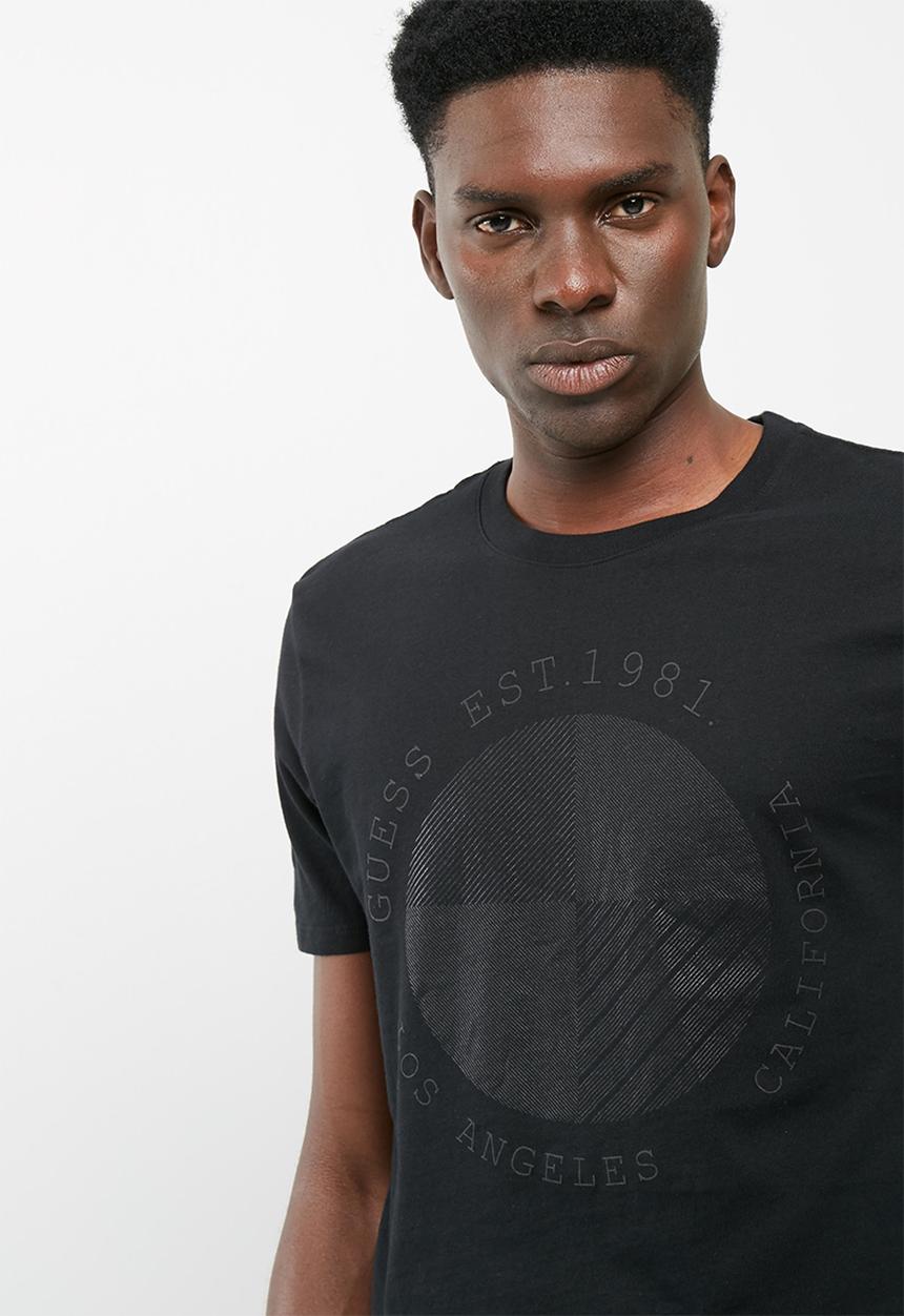 GUESS - S/S basic auto logo crew tee