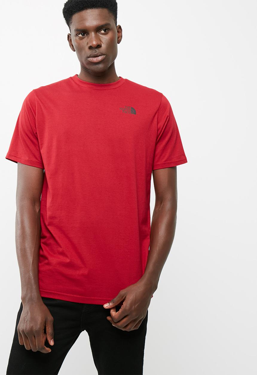 The North Face - Red box tee S/S - Fiery red