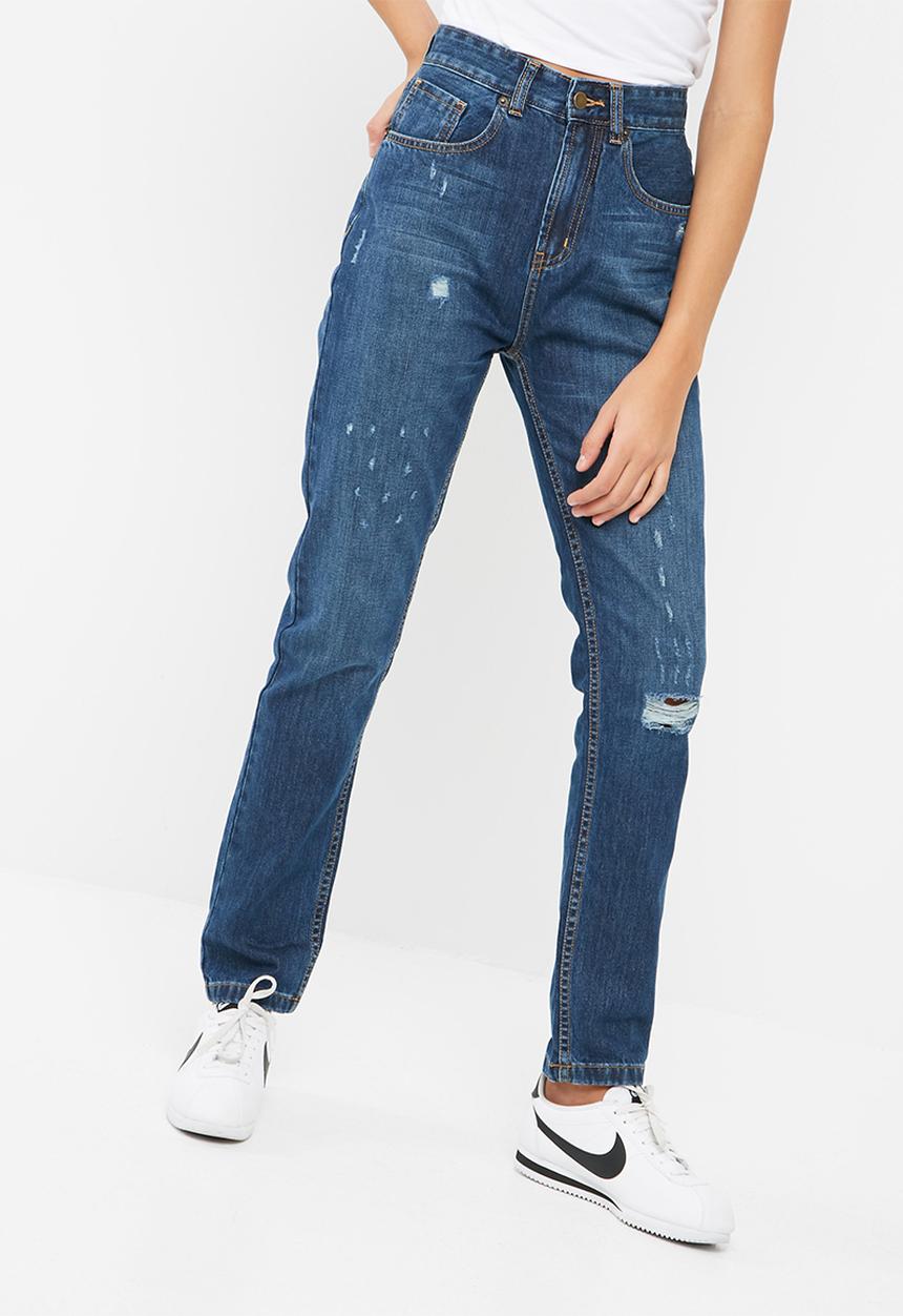 dailyfriday - Classic mom jeans - stone wash