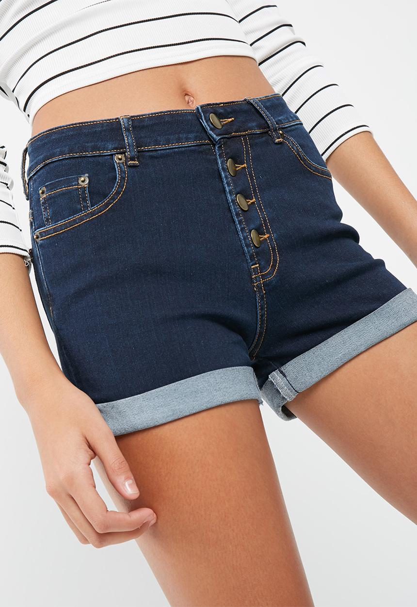 dailyfriday - Button through denim short