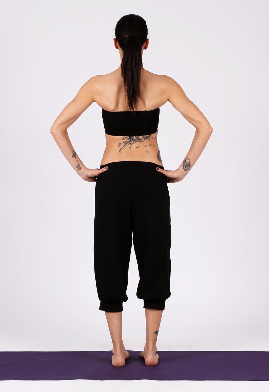 Yoga Utopia - Pretzel Yogawear ¾ Track Pants – Black