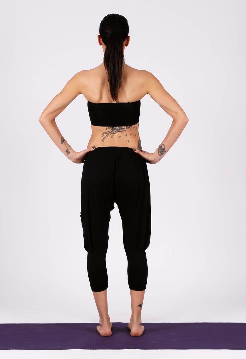 Yoga Utopia - Pretzel Batwing Pants – Black