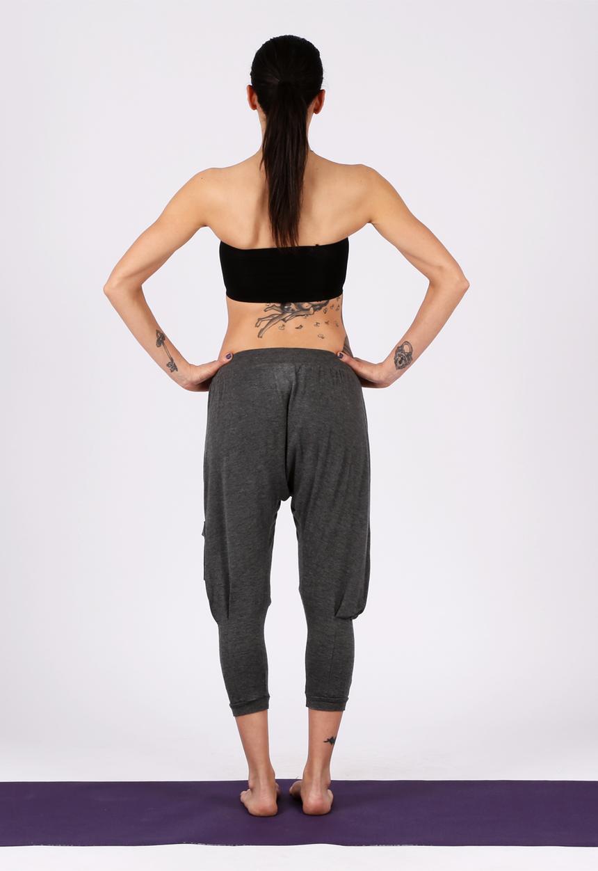 Yoga Utopia - Pretzel Batwing Pants – Grey