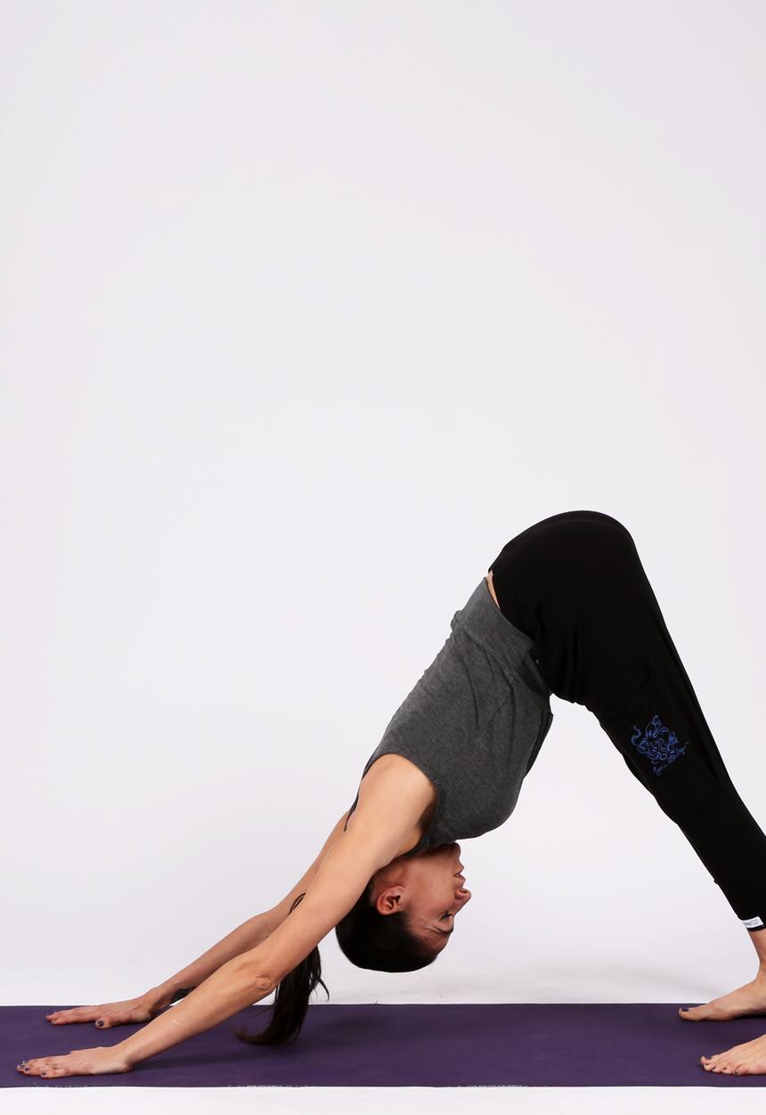 Yoga Utopia - Pretzel Indian Top – Grey