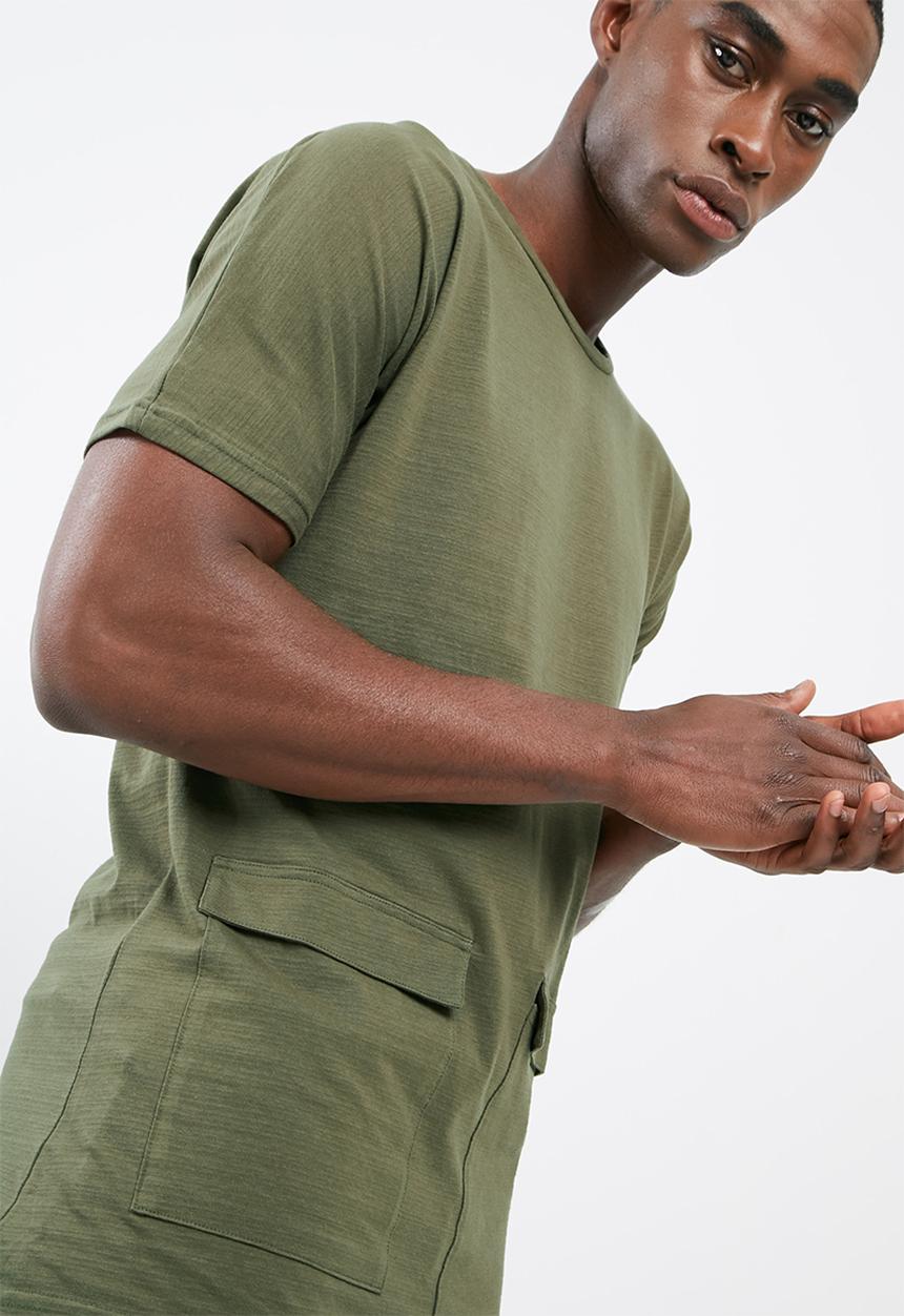 Bellfield - Longline pocket tee