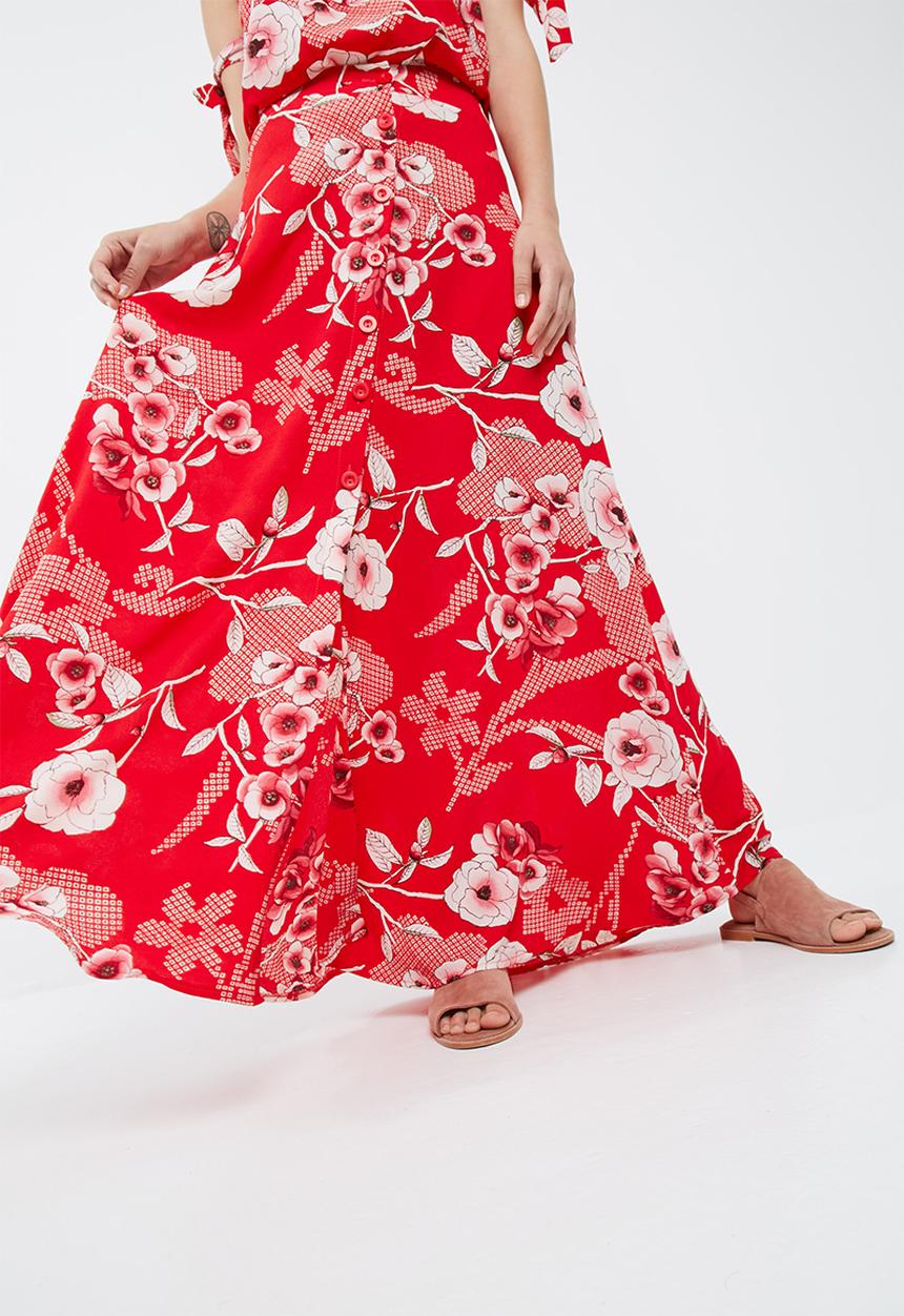 dailyfriday - Button front maxi skirt